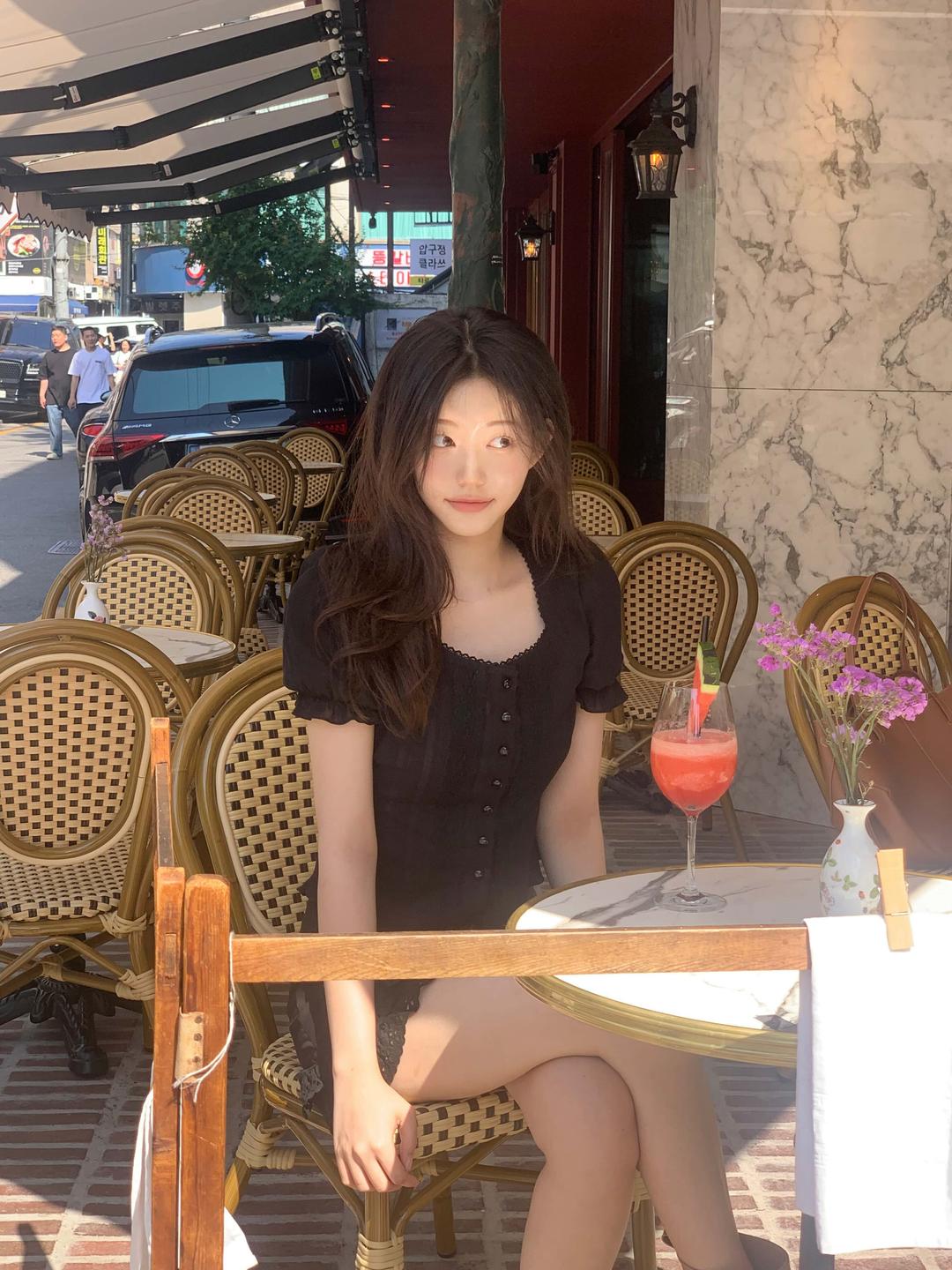 (pre-order)Summer pearl ethnic blouse - black(2-3주 소요)