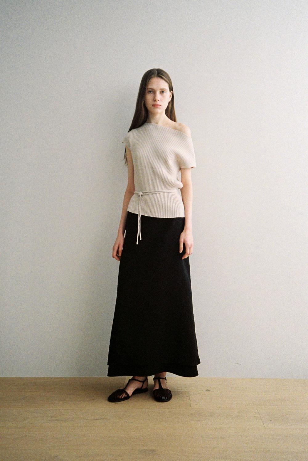 [3/19 순차배송] Claire Boat-neck Knit (beige)