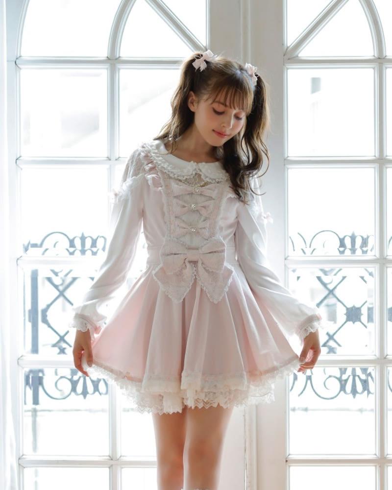 리즈리사 트리플 리본 러플 셋업