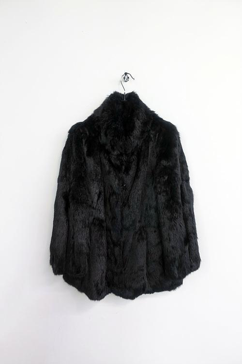 vintage rabbit fur jacket
