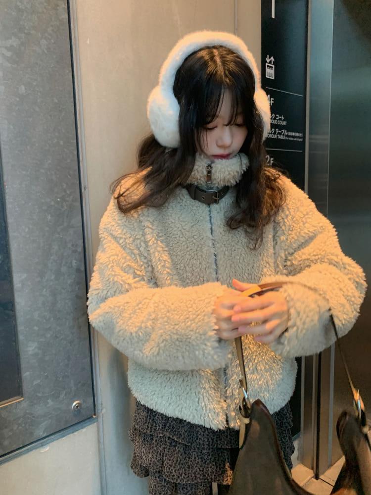 [누빔퍼점퍼] 버클 베어 퍼 jumper