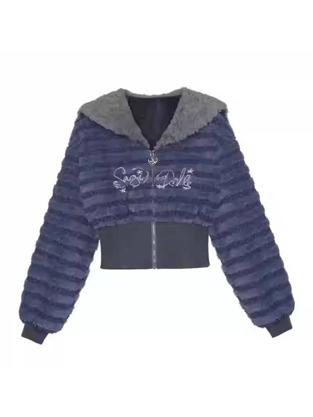 Thick sailor collar coat【s0000011290】
