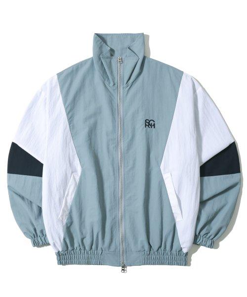 에이펙스 콤비 윈드브레이커 블루