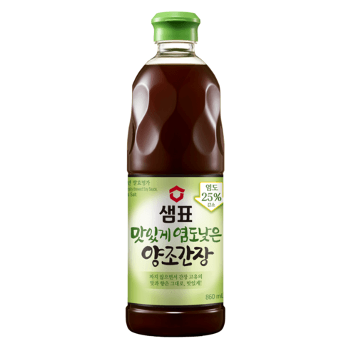 샘표 맛있게 염도낮은 양조간장, 860ml, 1개 - 저염간장 | 쿠팡