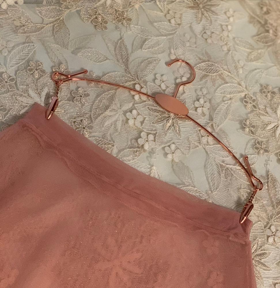 발레스커트 옷걸이 발레 레오타드 옷걸이 란제리 집게 로즈골드 옷걸이 1pc