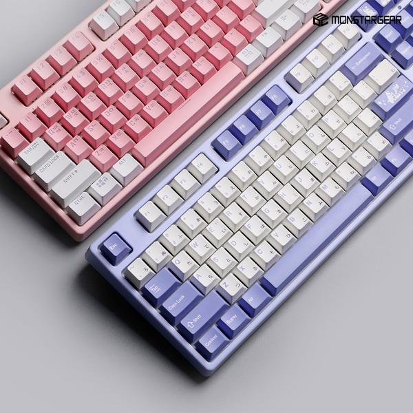 [풀윤활] 몬스타기어 닌자87PRO RGB (Ver.핑크,퍼플)