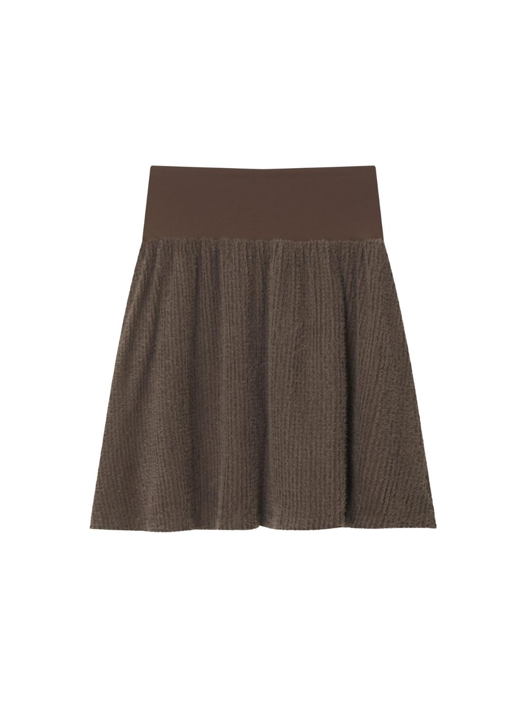 Banding Midi Skirt - Ruf Brown