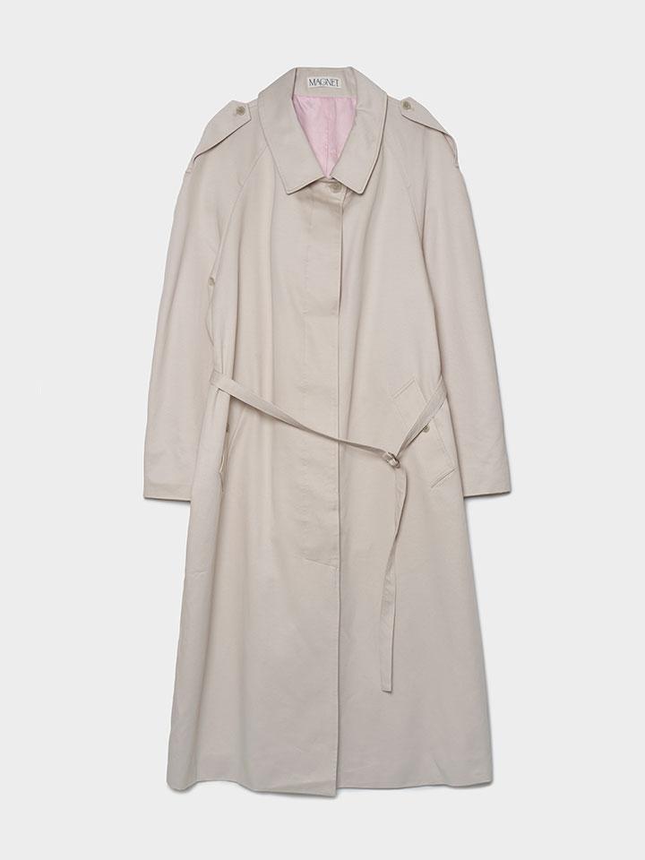[2/25일 출고예정]Single Trench Coat (Beige)