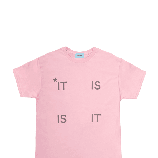 [30% OFF] IT IS T_SHIRT (PINK)