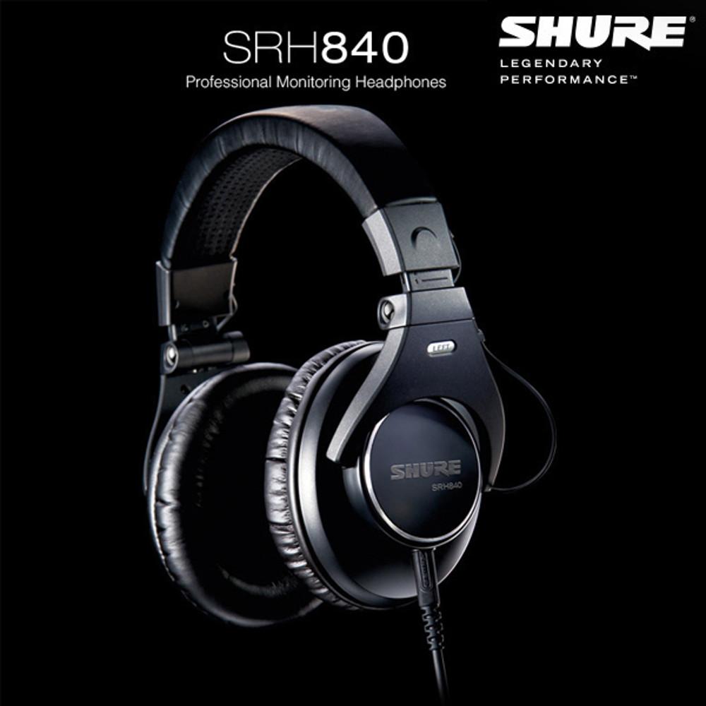 SHURE SRH840 슈어 SRH-840 모니터링 헤드폰