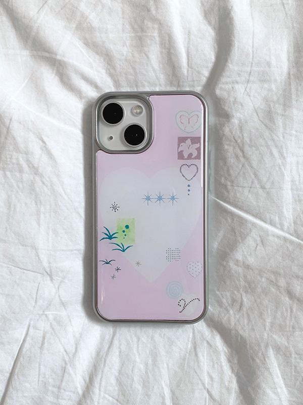 봄의 조각들 • 에폭시 실버 범퍼 • 아이폰 13mini