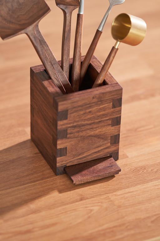 월넛나무 조리도구함