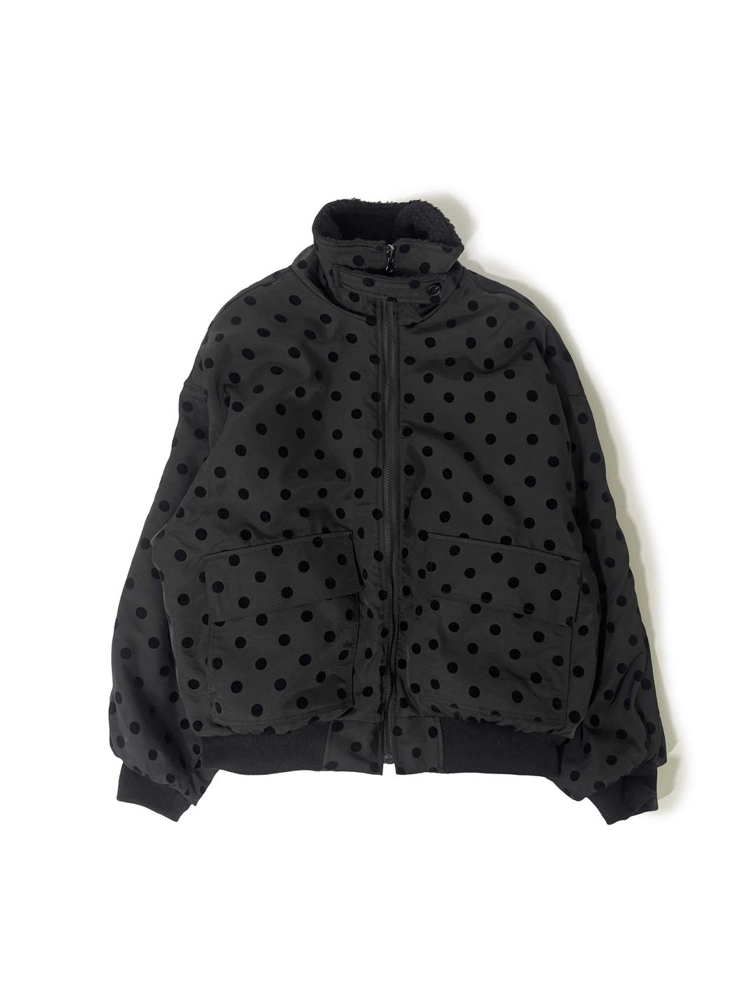 [9.hope] 키코 DOT 패딩 (reversible) - black