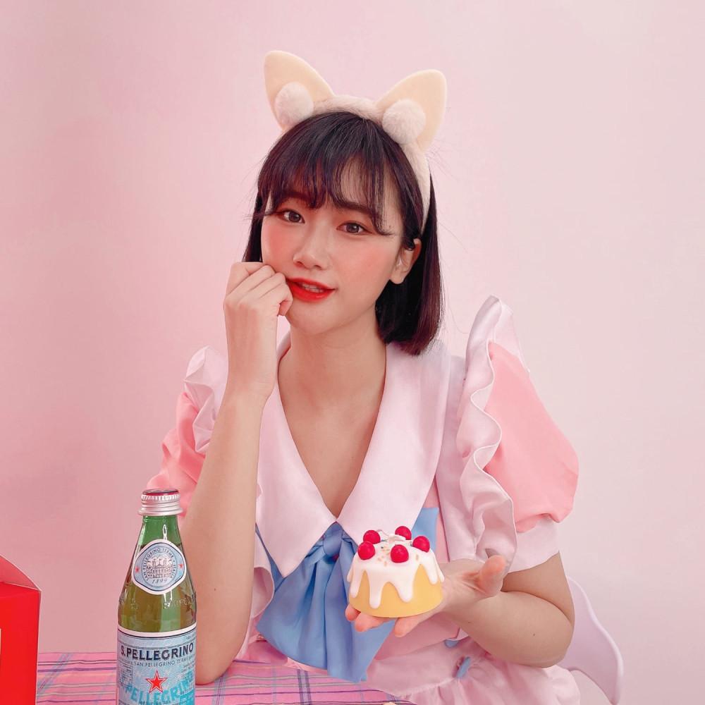 보송 고양이머리띠 코스프레 동물머리띠 사진촬영 헤어밴드