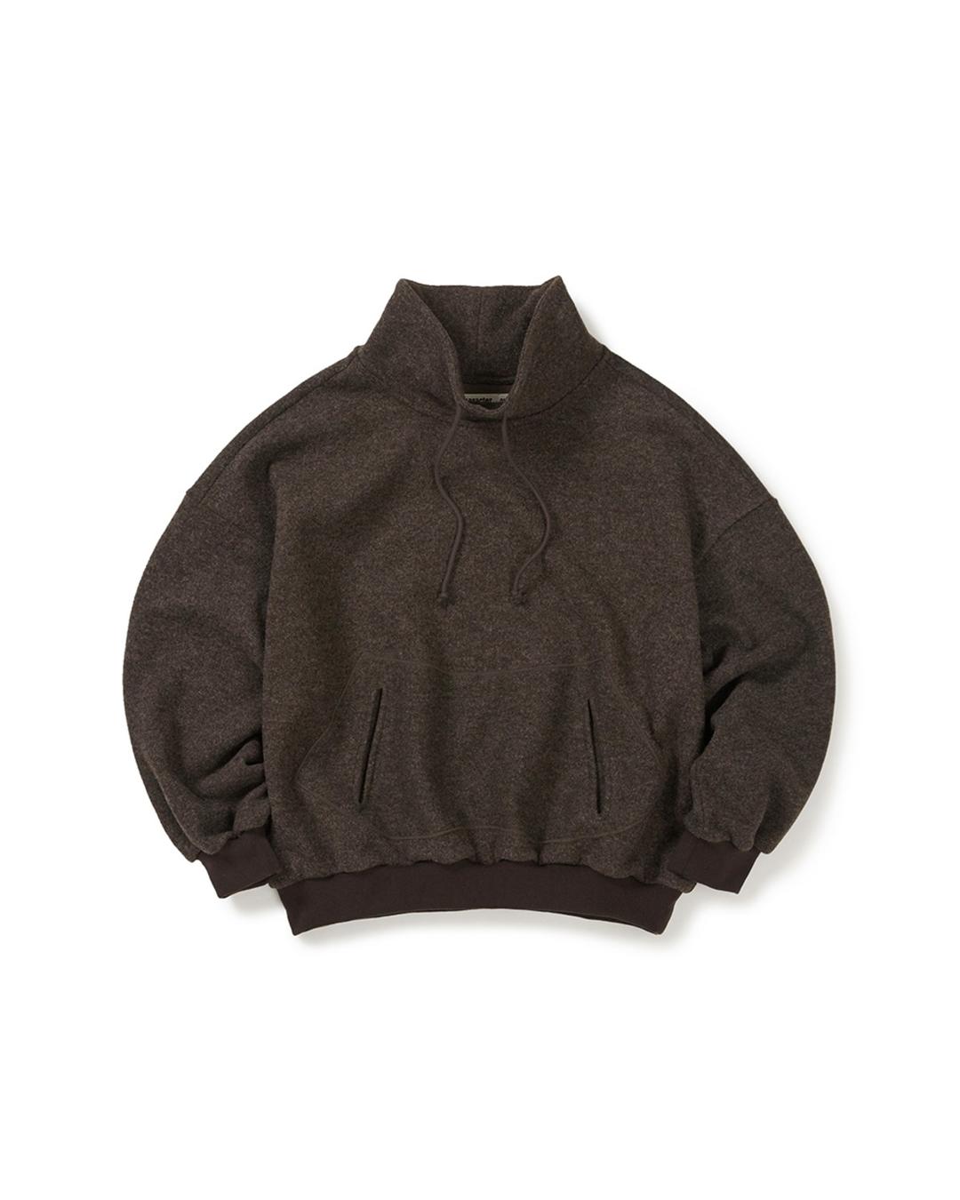 Bean wool pullover / Brown