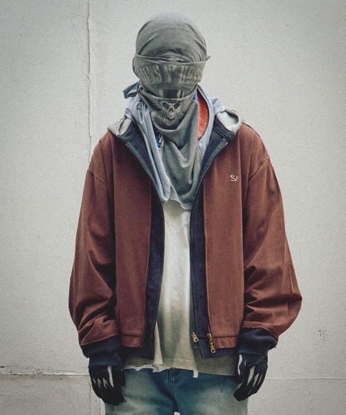 HYBRID BLOUSON BROWN