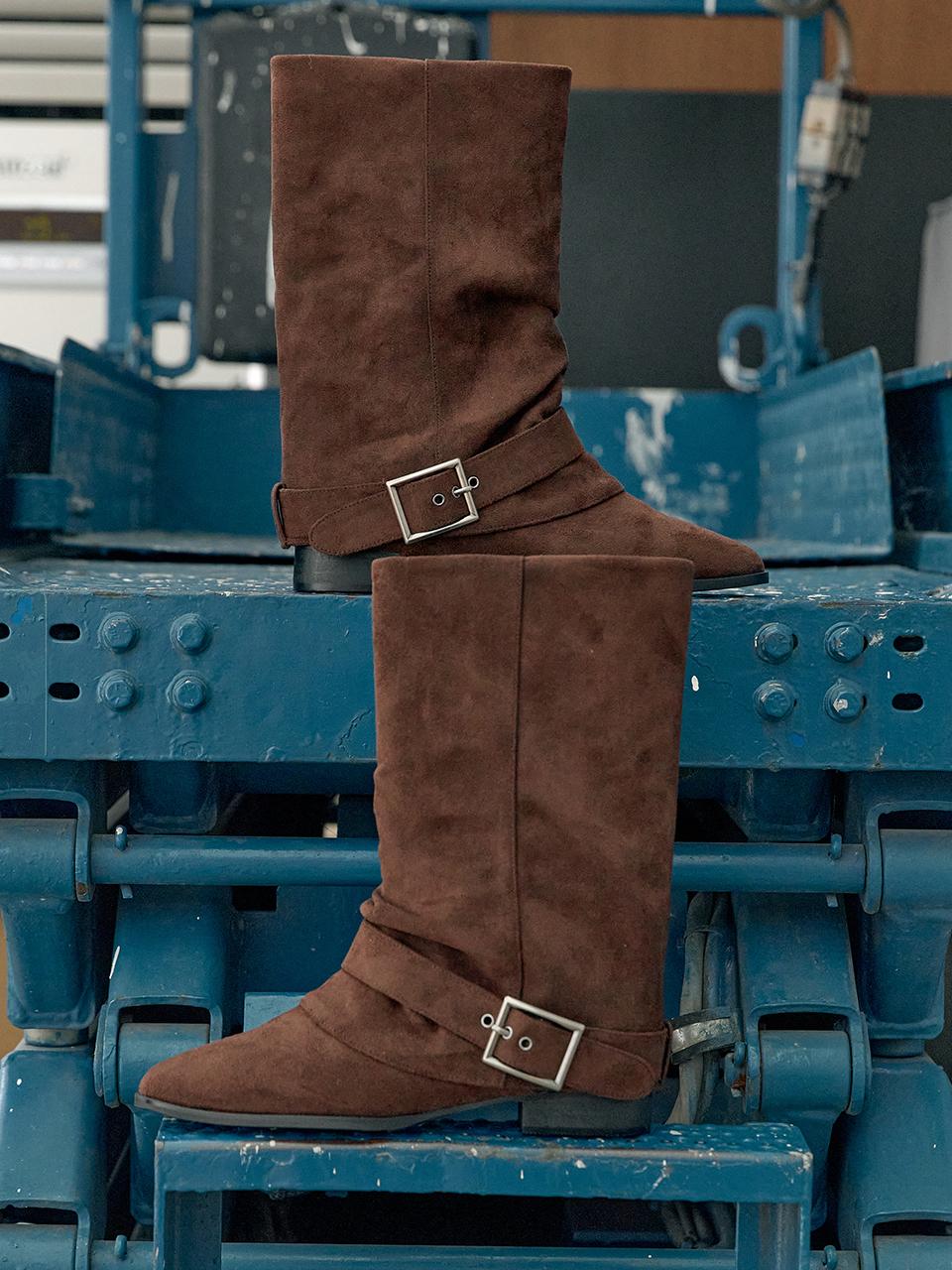 라나 버클 슬라우치 부츠 [n086]_2color