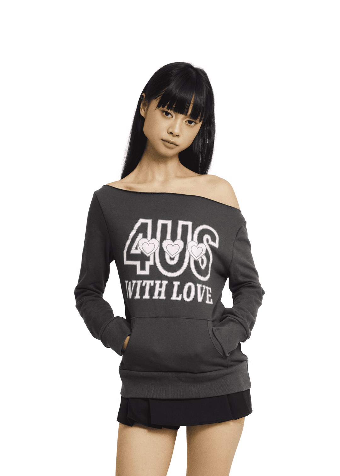 4US POCKET SWEATSHIRTS  [3 COLORS]