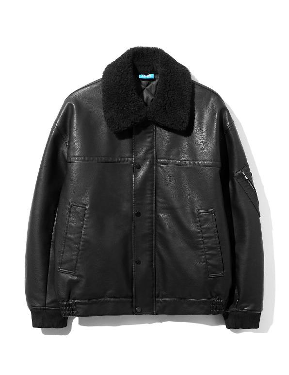 퍼 탈착 패딩 점퍼[BLACK](UABUJ20_39)