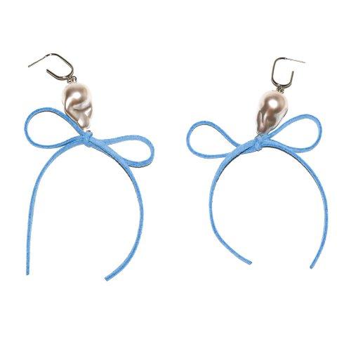 바로크 진주 리본 귀걸이