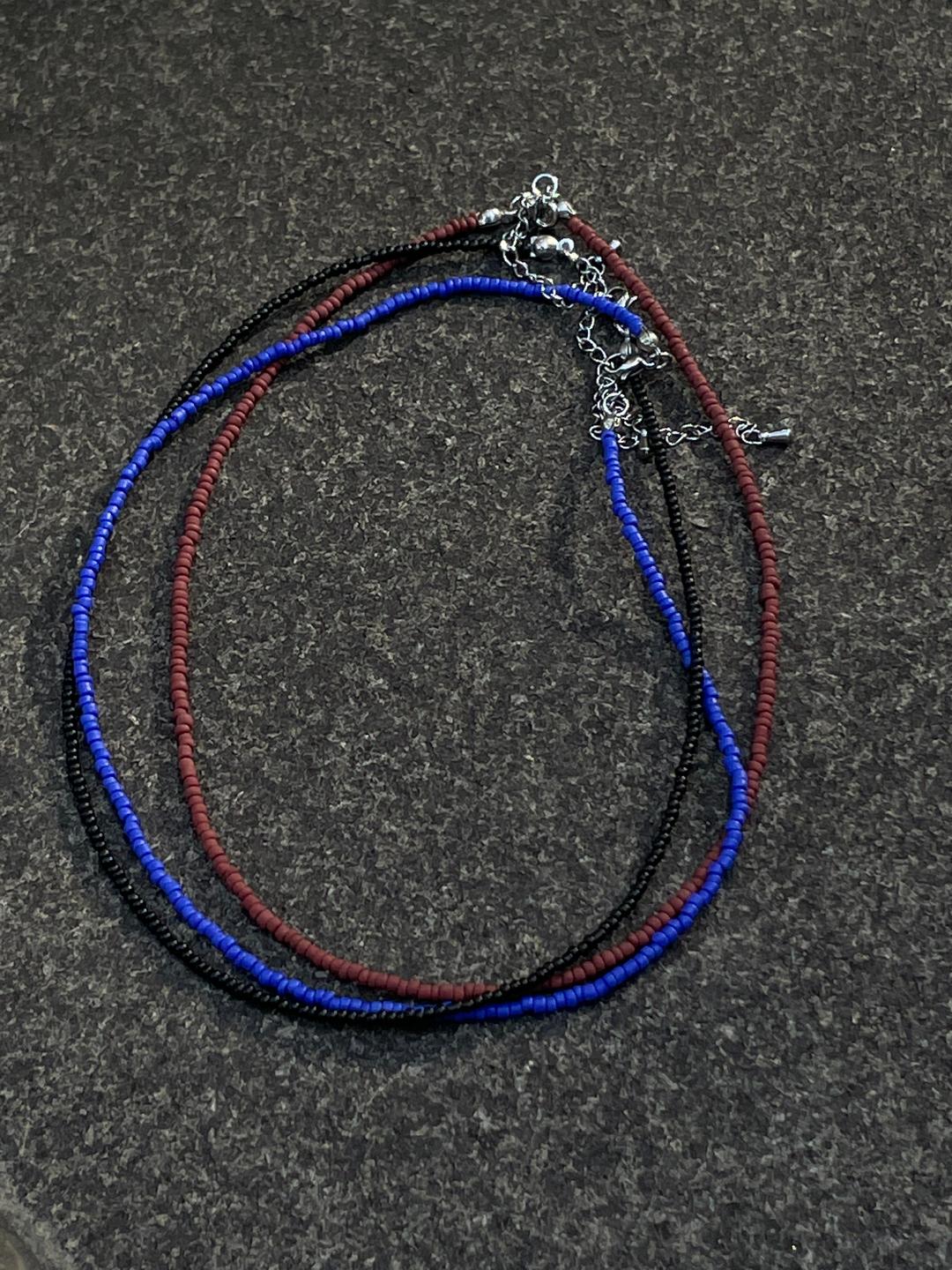 [22FW Matte Beads]매트 비즈 초커형 목걸이