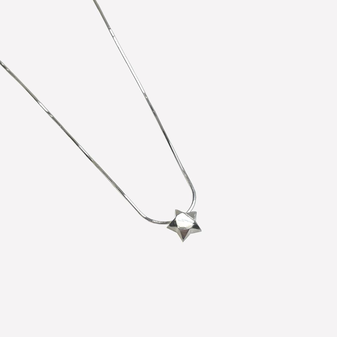 Paper star necklace(mini)
