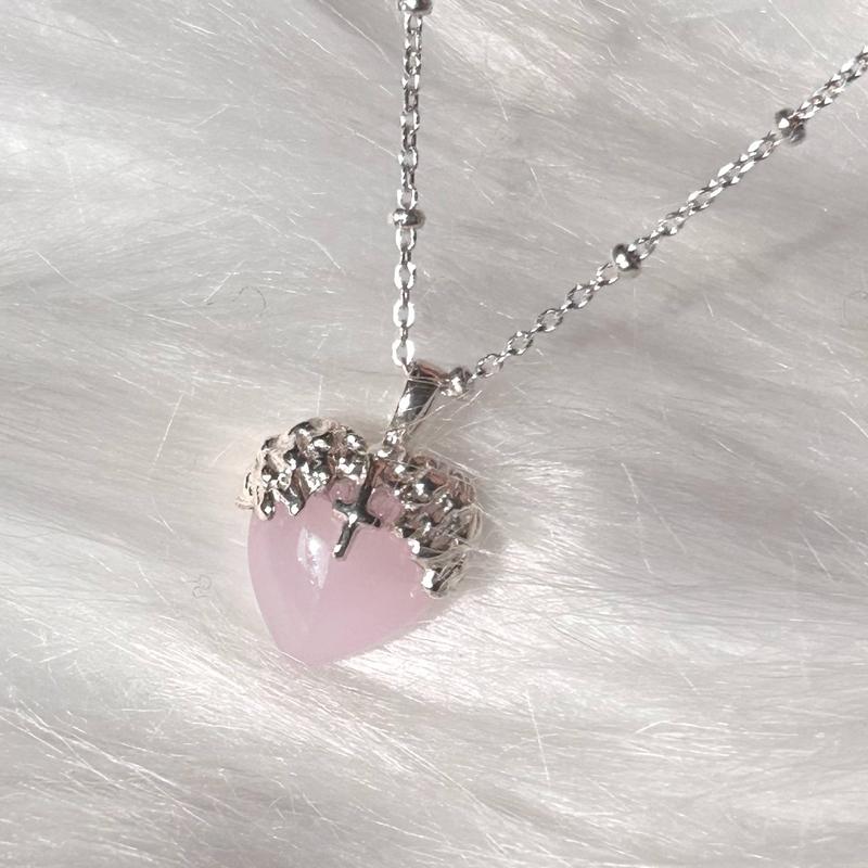 [반짝딜] Seraphim Necklace(Pink/Opal)