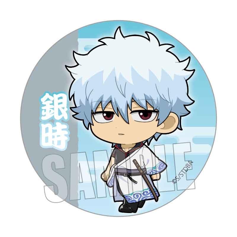 【굿즈-캔뱃지】 은혼 테쿠토코 캔뱃지 사카타 긴토키