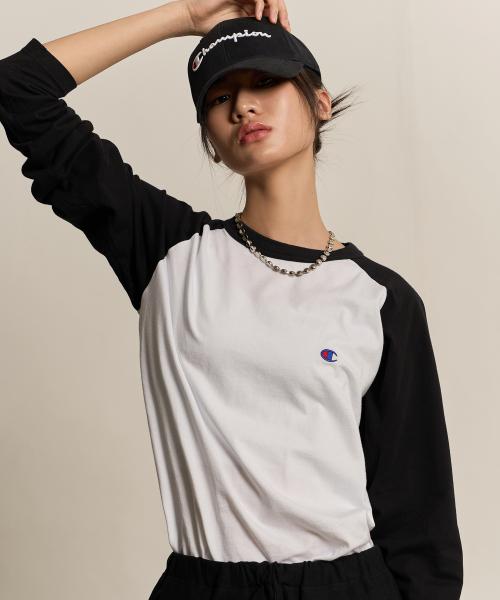 C로고 나그랑 긴팔 티셔츠 Black