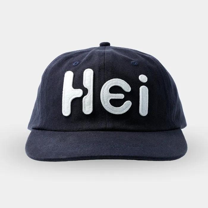 Hei 빅로고 펠트캡 다크네이비