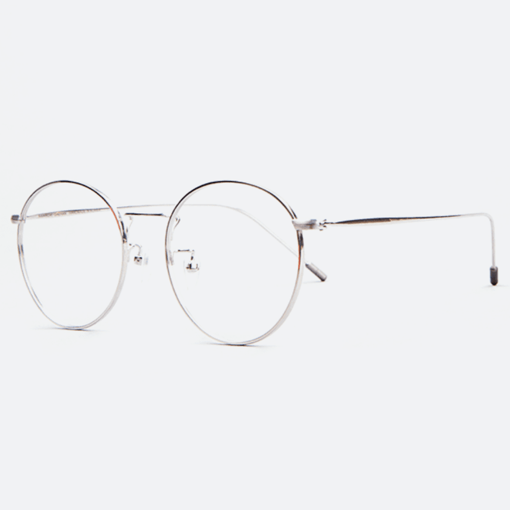 로우로우 R EYE 100 SILVER 실버 베타티타늄 라운드안경