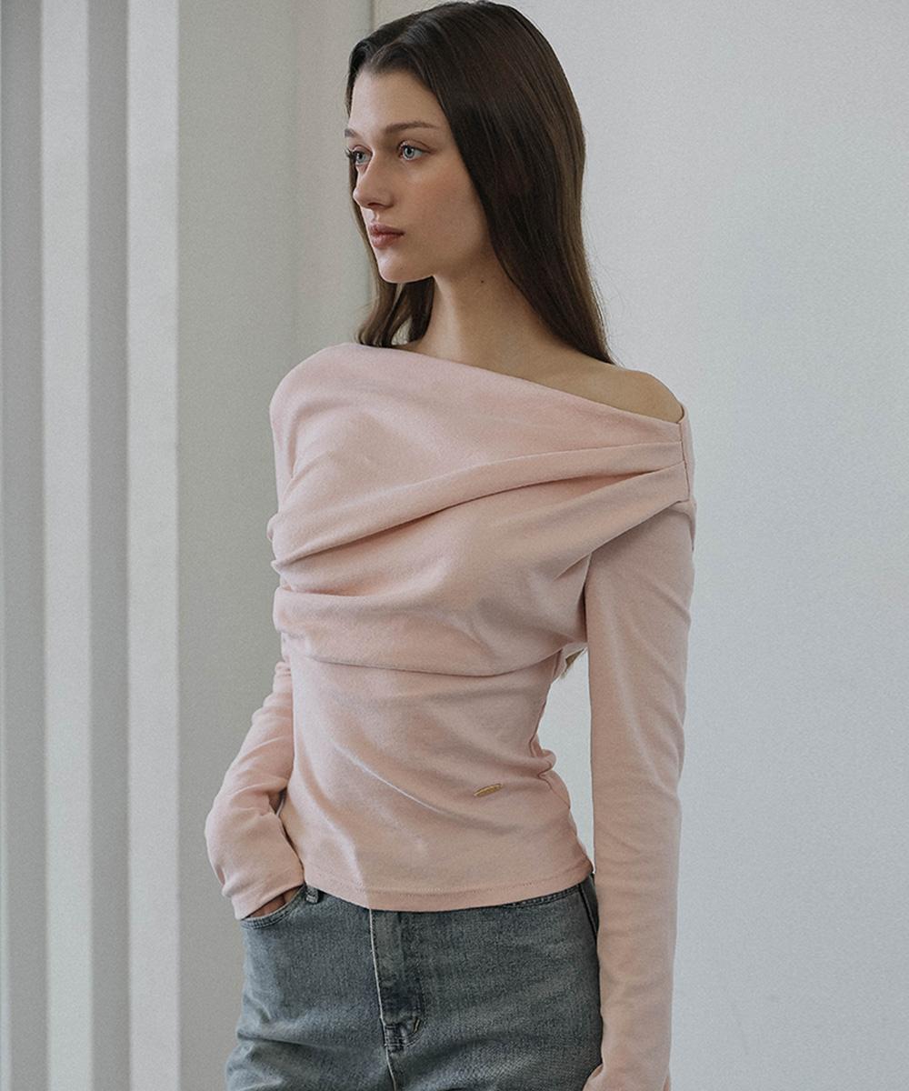 드헤베 One Off-shoulder Sleeve [5color]