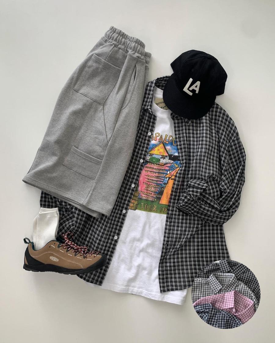 ma seersucker check shirts