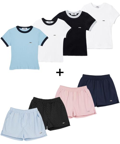 [SET] Daily Essential Ringer & Trunk Shorts