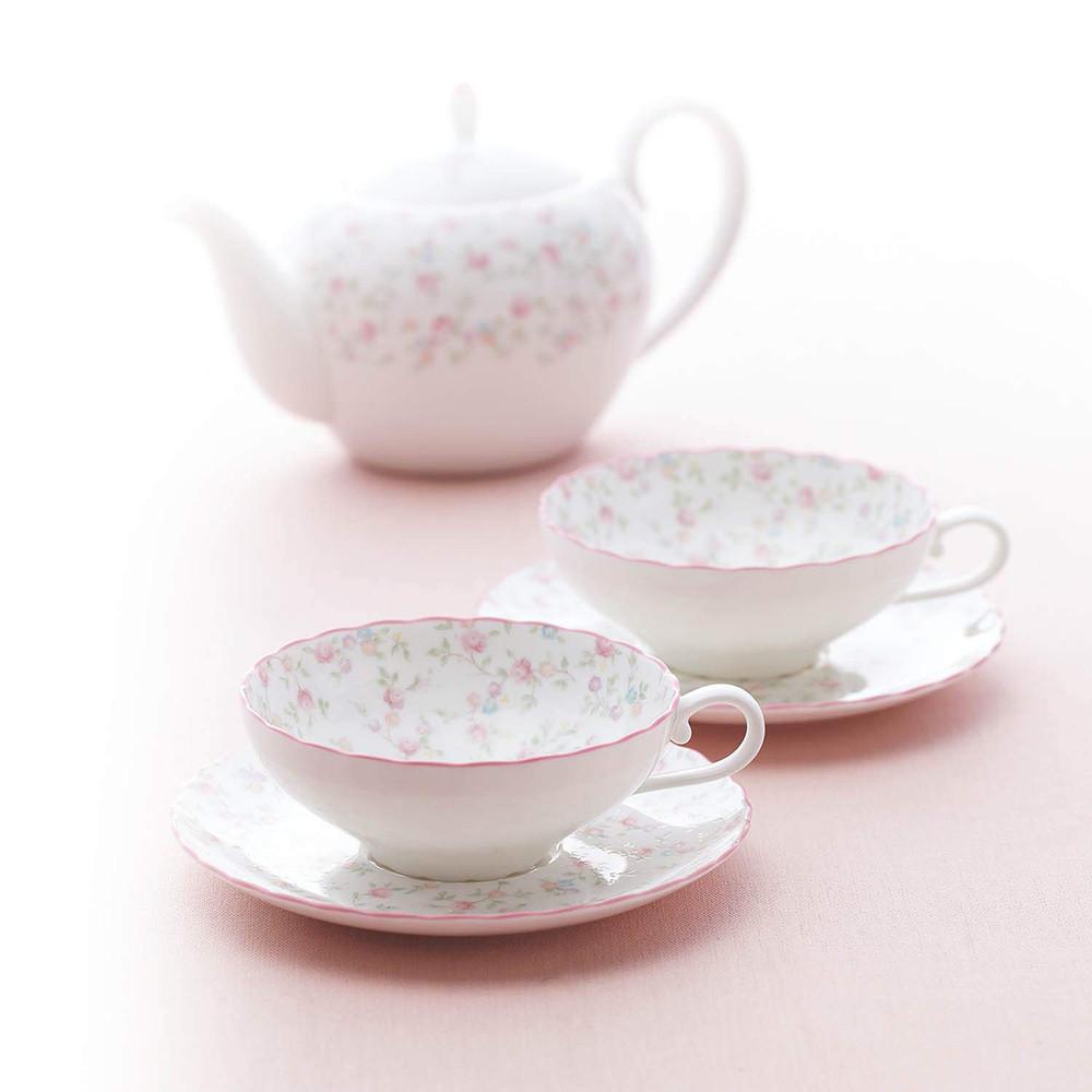 Noritake 노리다케 큐티로즈 찻잔 빈티지 플라워 커피잔 컵앤소서 1p