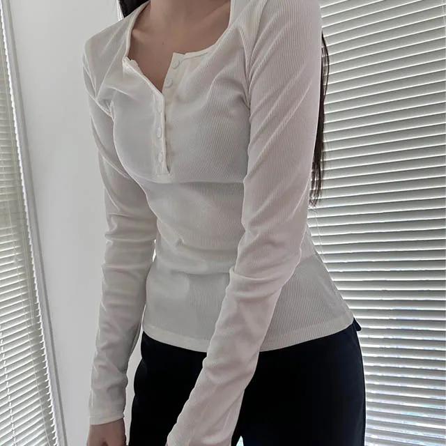 Solid button top