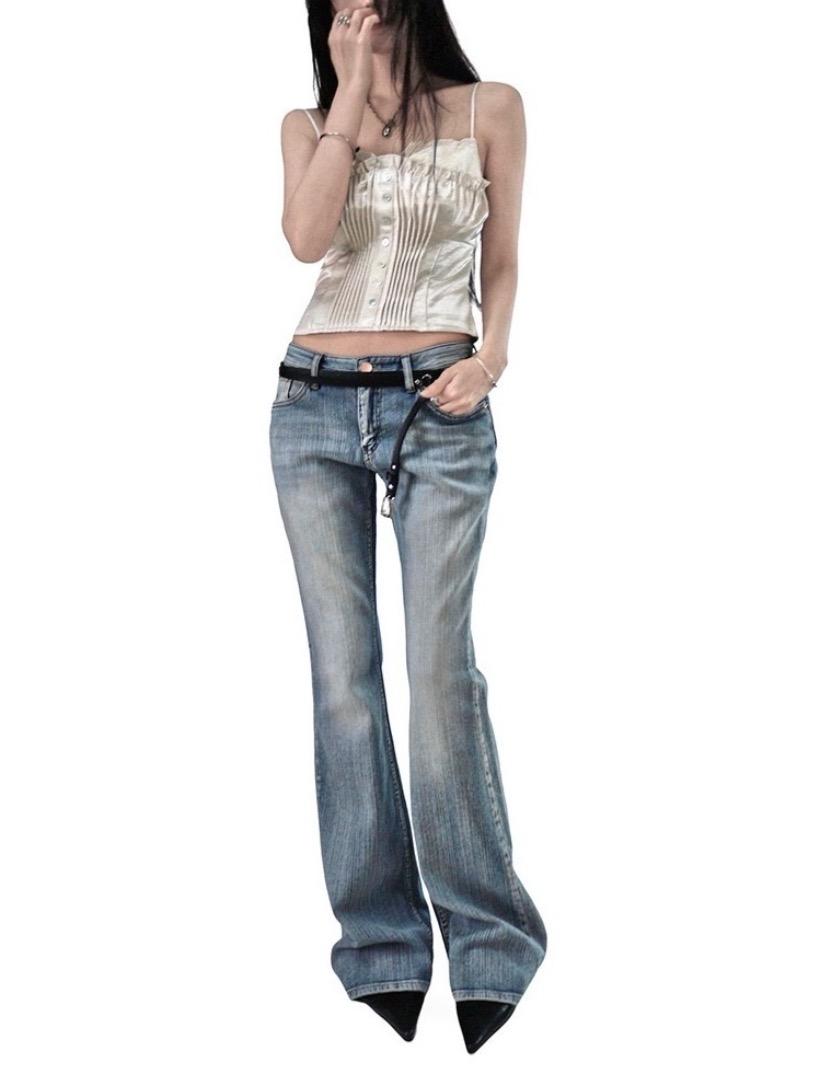 시크윈 PLY SLUB LIGHT BLUE BRUSH BOOTCUT DENIM JEANS 플라이 로우 슬럽 연청 브러쉬 부츠컷 데님진