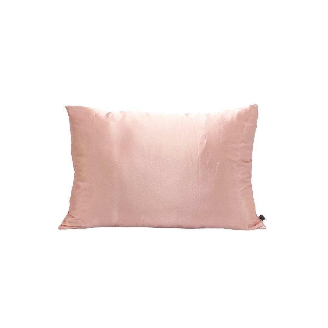 Peach Pink Satin 베개커버