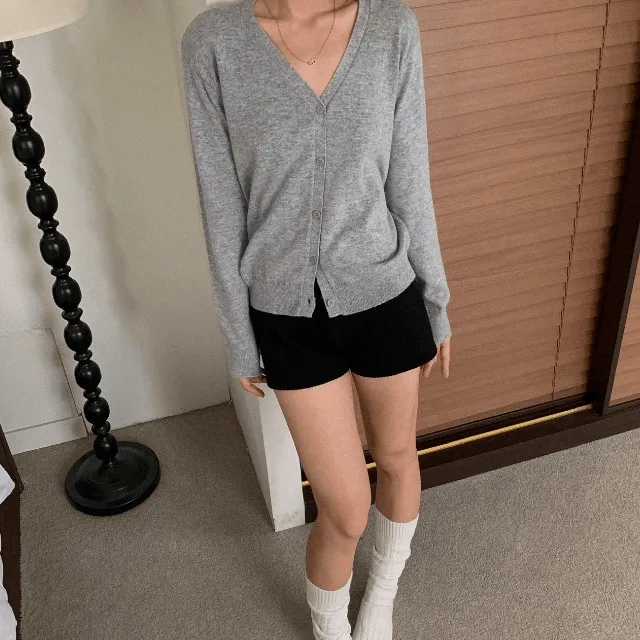 [존예핏/가을신상] 캐시미어 브이넥 루즈핏 가디건 (11col)