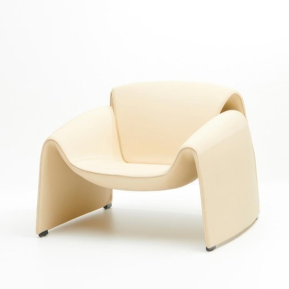 아르뉴 PU 소파 - 아이보리