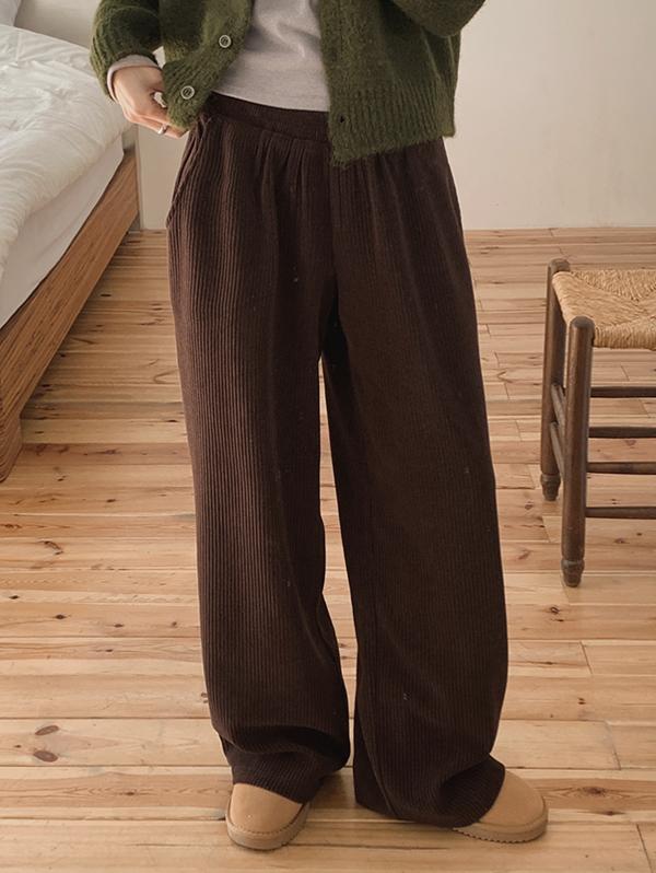 슬로우앤드 [블프특가연장🏆] #SLOWMADE. 모어와이드 코듀로이 트레이닝팬츠 (+베이직/롱ver) - 3 color (예약주문: 12월 초 중순 순차출고예정)