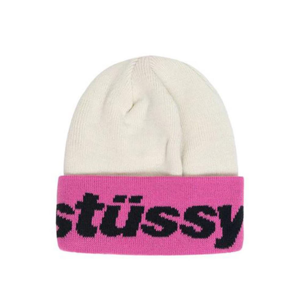 STUSSY HELVETICA JACQUARD BEANIE 헬베티카 자카드 비니