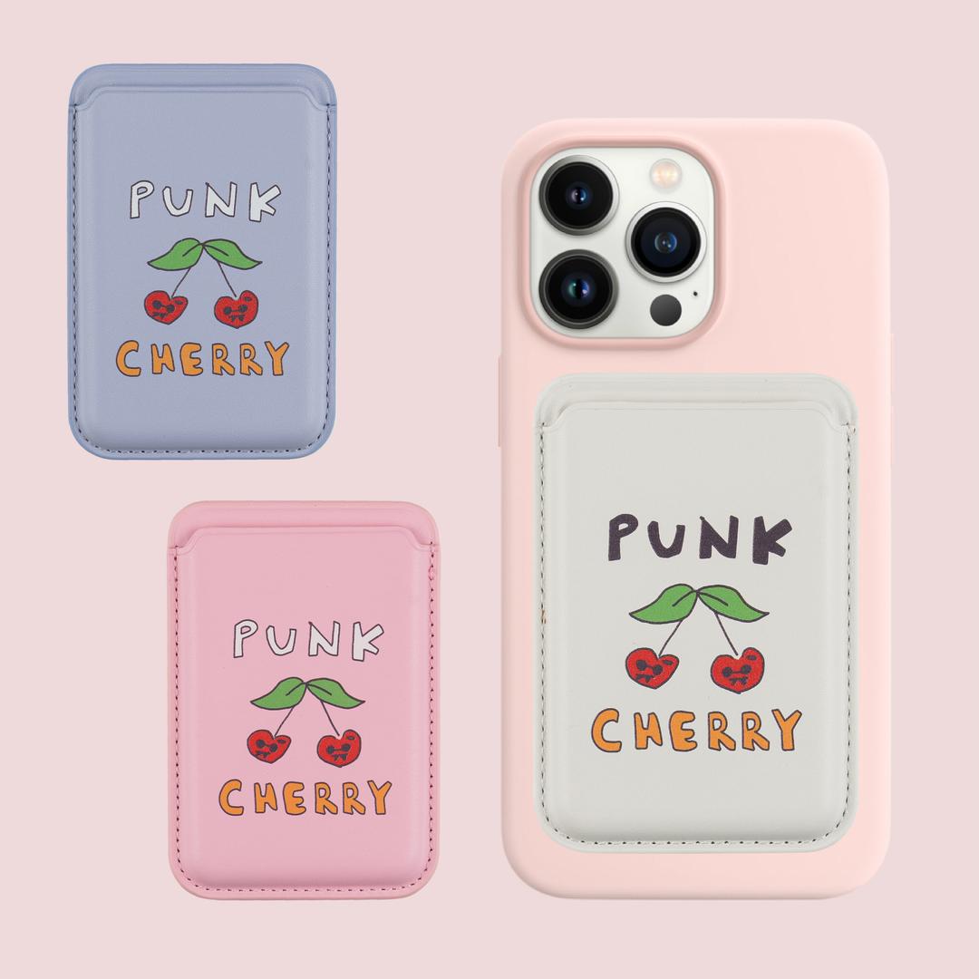 [프릭스 앤 긱스]맥세이프 카드지갑_Punk Cherry MagSafe Wallet
