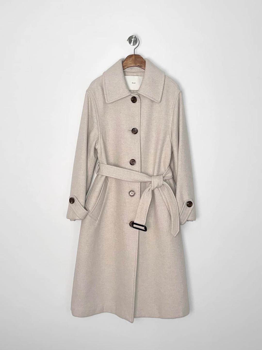 던스트 벨티드 울 코트 S  | 후루츠패밀리