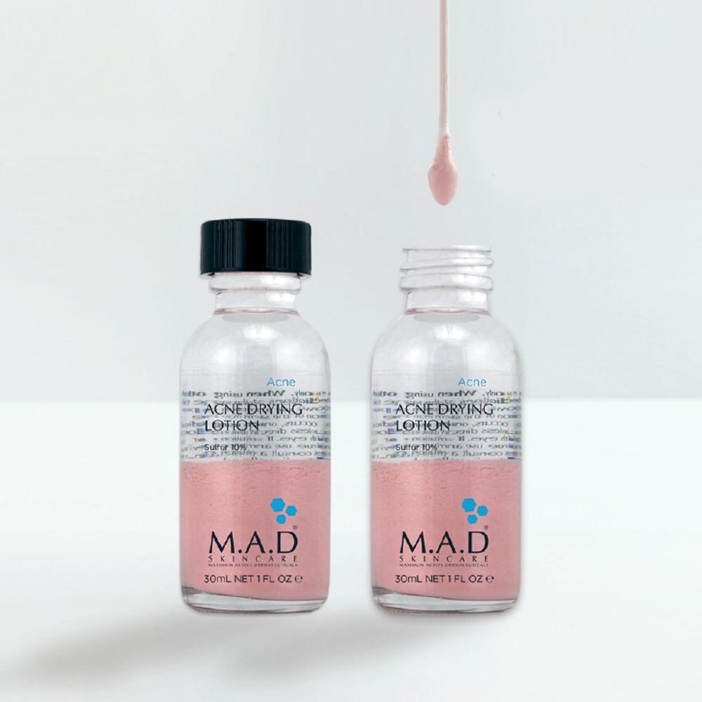 매드스킨 아크네 드라잉 로션 핑크 스팟 30ml+긴면봉 100개+샘플