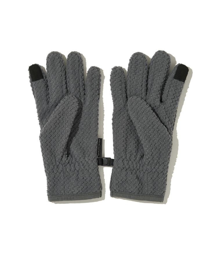 CALORA FLEECE GLOVES_CHARCOAL