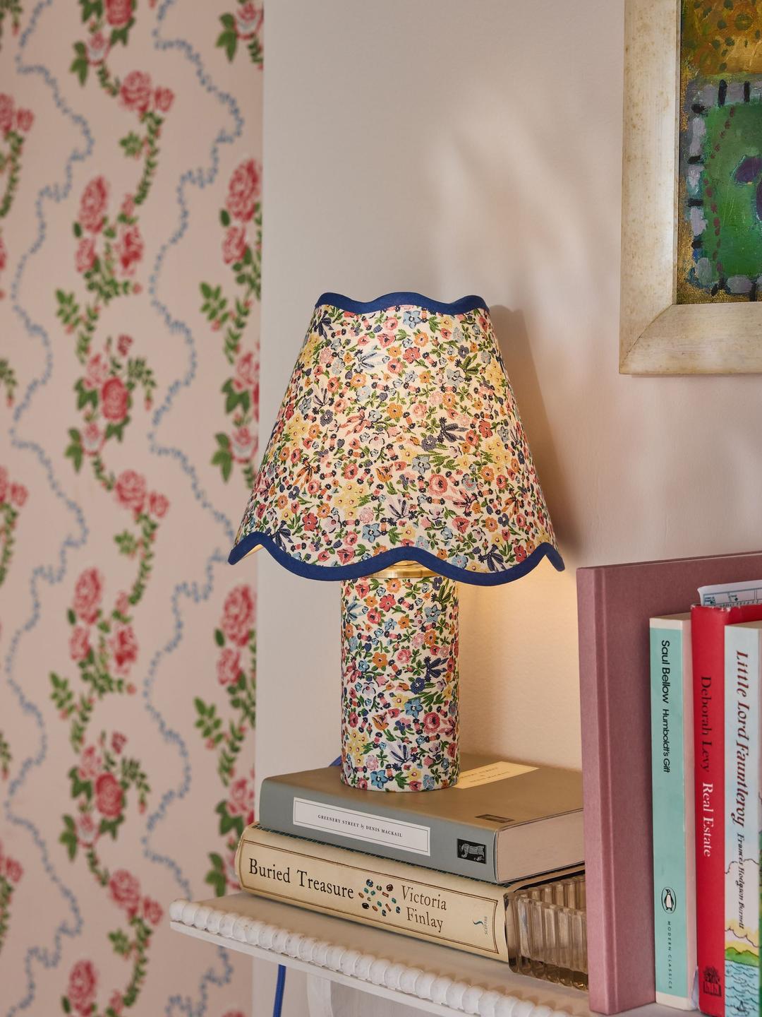 Cath Kidston Blue Mini Scallop Table Lamp