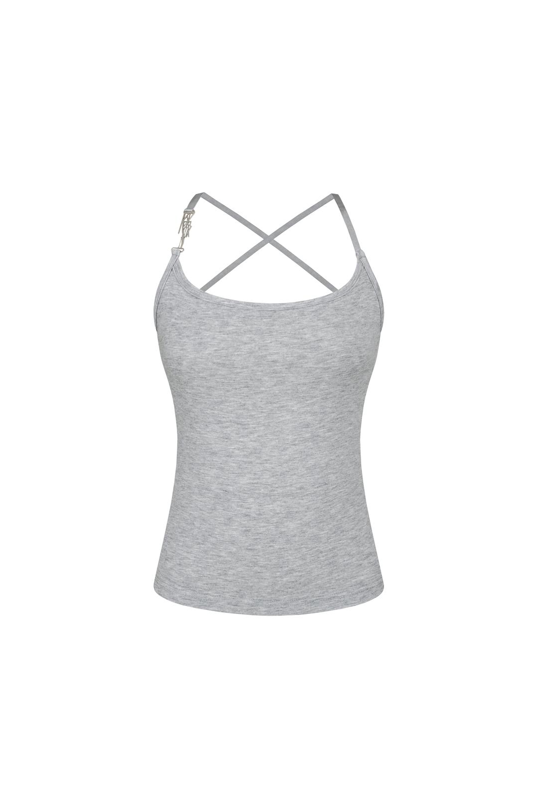 Kashiko Comfy : Basic Sleevelss Gray