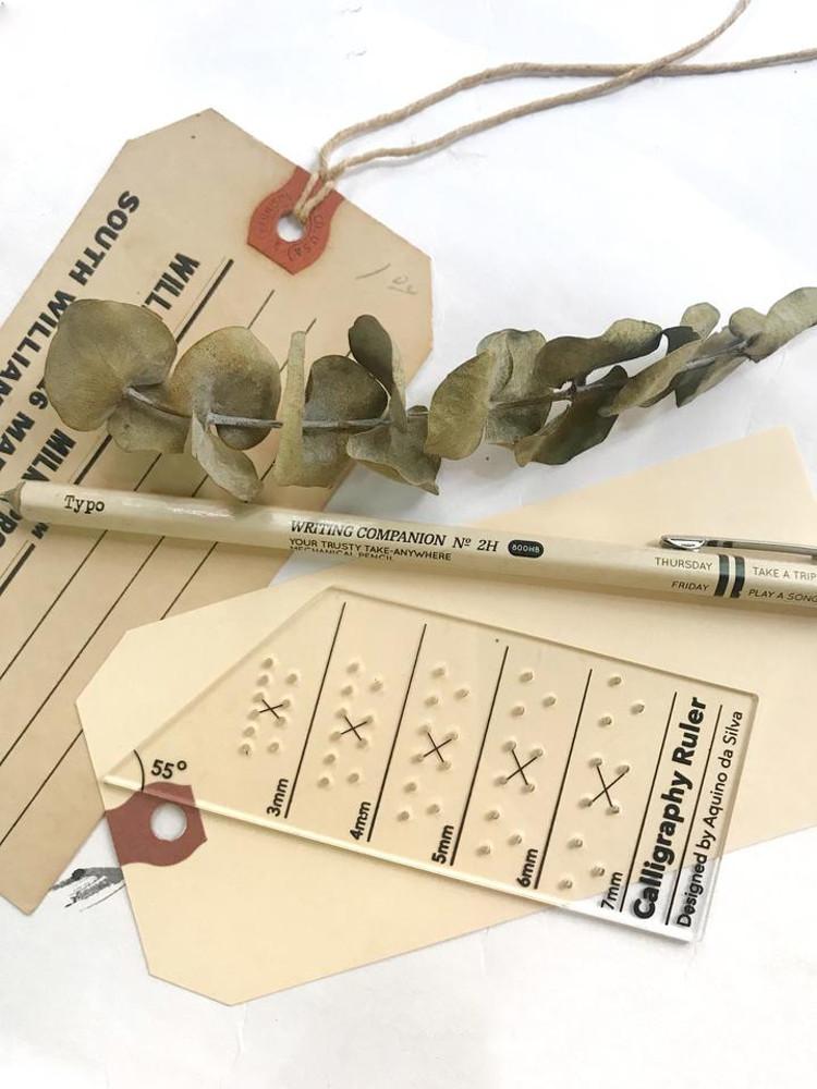 카퍼플레이트 자 Copperplate, ENGROSSER 'S RULER, 가이드라인, 영문 캘리그라피