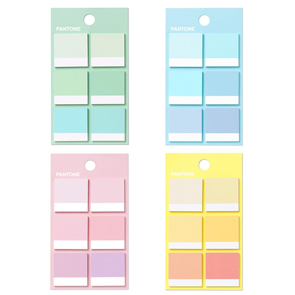 팬톤 6P 점착 마커 접착 메모지 인덱스